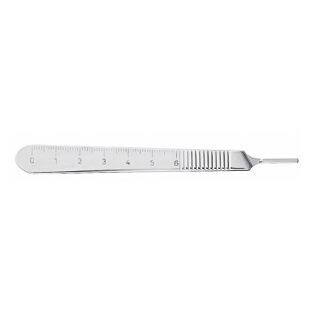 McKesson Argent Scalpel Handle Number 4-Scalpel Handle McKesson Argent German Stainless Steel Size 4