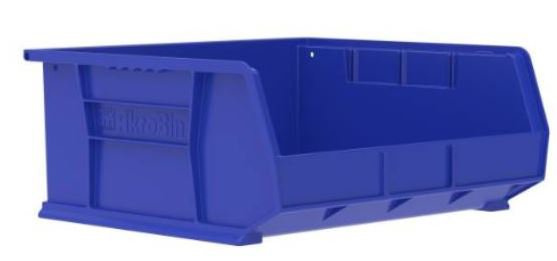 AkroBins� Storage Bin-Storage Bin AkroBins� Blue Plastic 7 X 14-3/4 X 16-1/2 Inch
