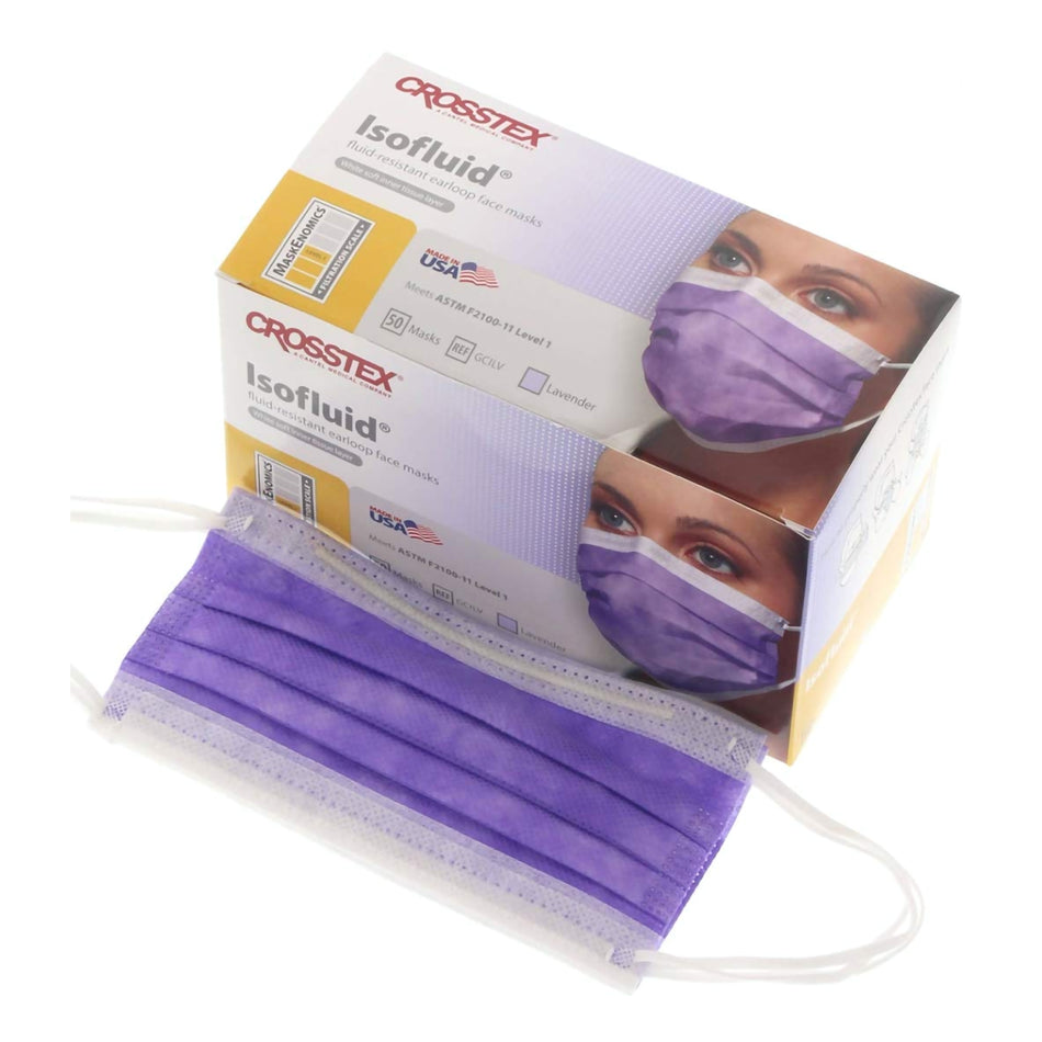 Critical Cover PFL Procedure Mask-Procedure Mask Isofluid ASTM Level 1 Earloops One Size Fits Most