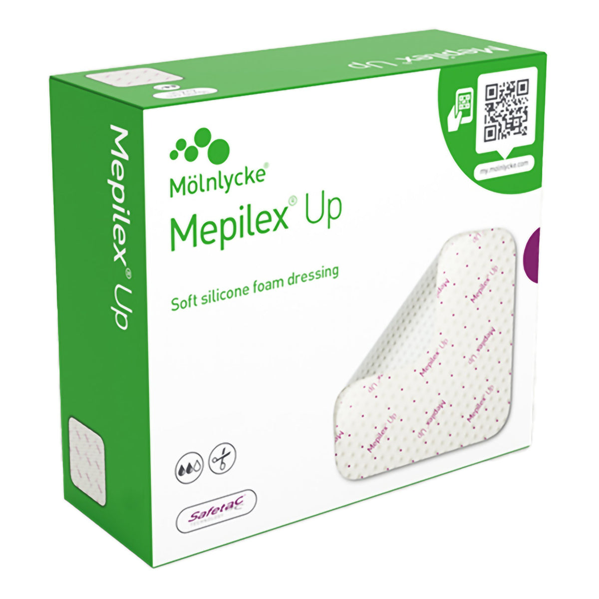 Mepilex® Up Foam Dressing, 10 x 10 Centimeter - Wound Care>Advanced Wound Care>Foam Dressings - Molnlycke