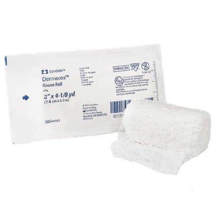 Dermacea Sterile Fluff Bandage Roll, 3 Inch x 4-1/8 Yard, 3-Ply-Fluff Bandage Roll Dermacea 3 Inch X 4-1/8 Yard 3-Ply Sterile 1 per Pouch
