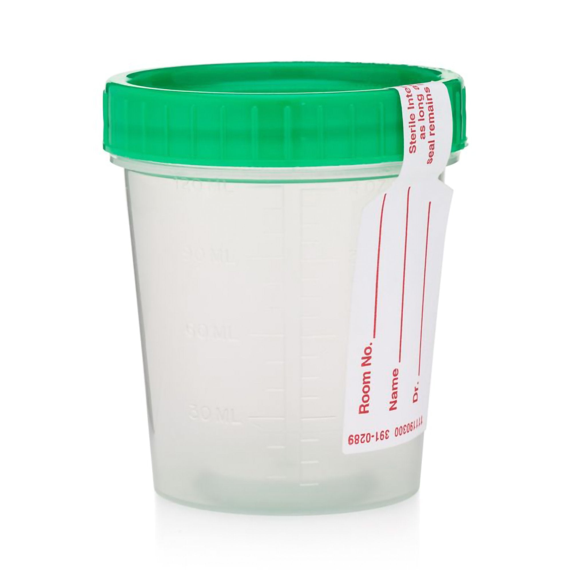 StatLab Specimen Container, 120 mL-Specimen Container 120 mL (4 oz.) Screw Cap Patient Information Sterile