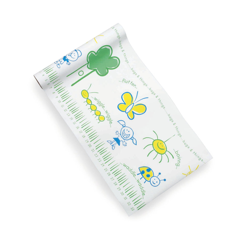 McKesson Smooth Table Paper, 21 Inch x 75 Yard, Print (Bugs and Things)-Table Paper McKesson 21 Inch Width 225 Foot Length Print (Bugs and Things) Smooth