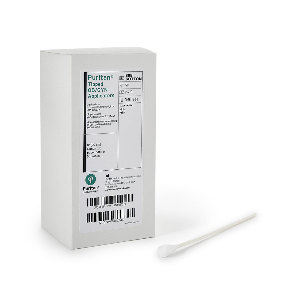 Puritan OB/GYN Swabstick, 8-Inch Length-Puritan OB/GYN Swab 8 Inch Length NonSterile