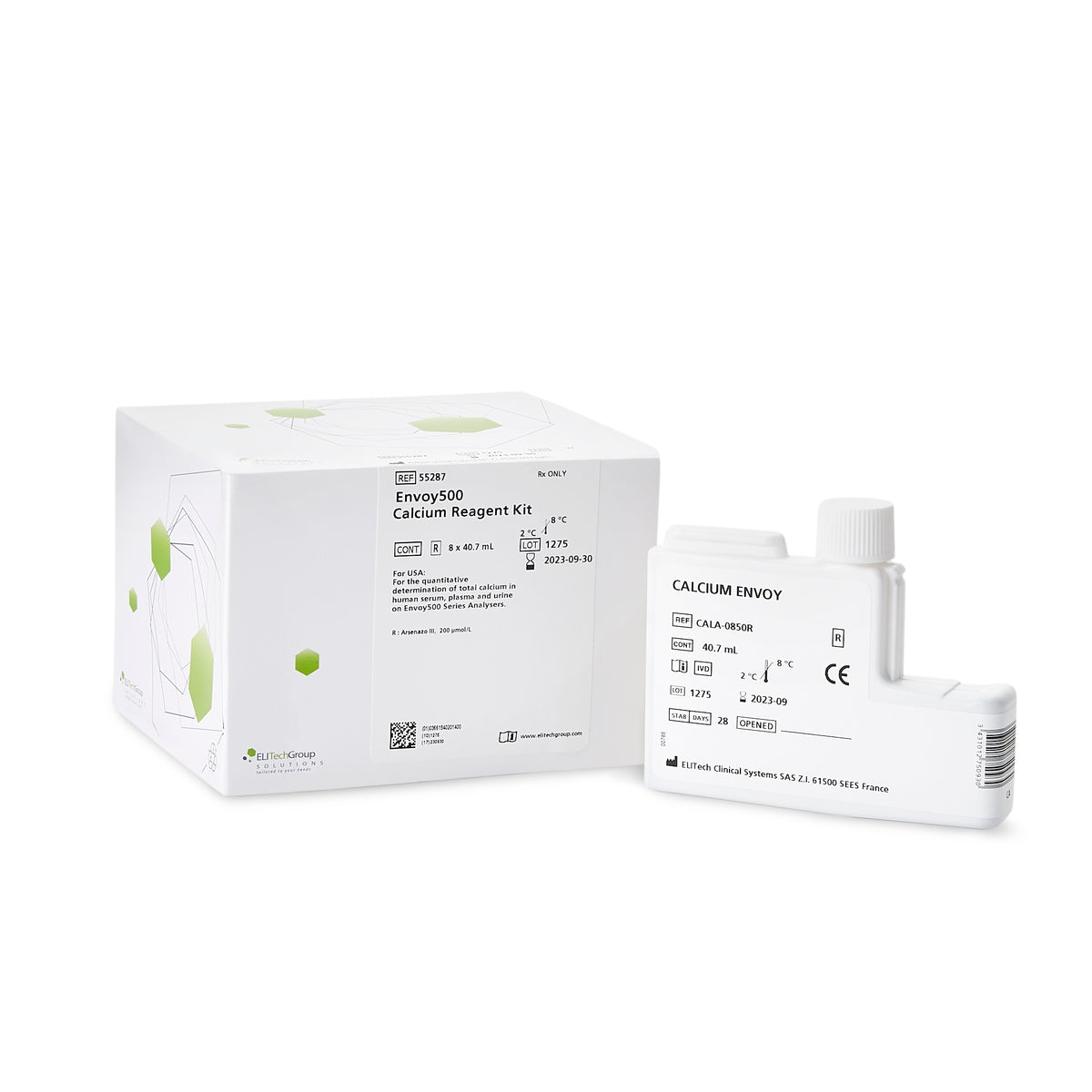Envoy 500 Reagent for Envoy 500 Chemistry System, Calcium test-"General Chemistry Reagent Envoy 500 Calcium For Envoy 500 Chemistry System 1,000 Tests"