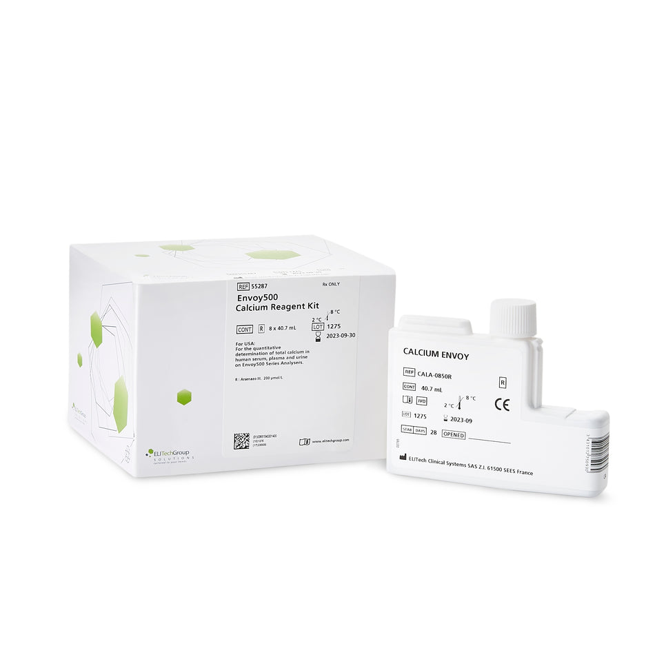 Envoy 500 Reagent for Envoy 500 Chemistry System, Calcium test-"General Chemistry Reagent Envoy 500 Calcium For Envoy 500 Chemistry System 1,000 Tests"