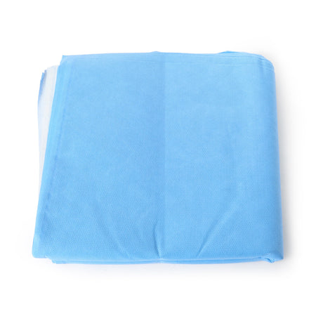 Quick Check H400 Sterilization Wrap, 36 x 36 Inch-QUICK CHECK* H400 Sterilization Wrap White / Blue 36 X 36 Inch Dual Layer SMS Polypropylene Steam / EO Gas / Hydrogen Peroxide