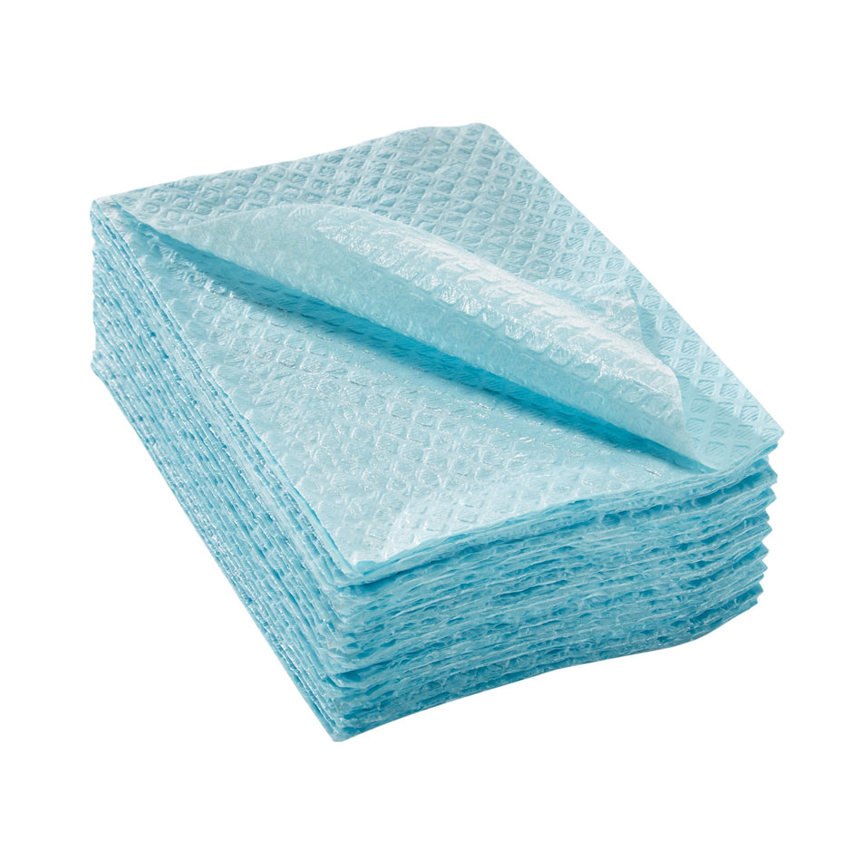 McKesson Deluxe Nonsterile Blue Procedure Towel, 13 x 18 Inch-Procedure Towel McKesson 13 W X 18 L Inch Blue NonSterile