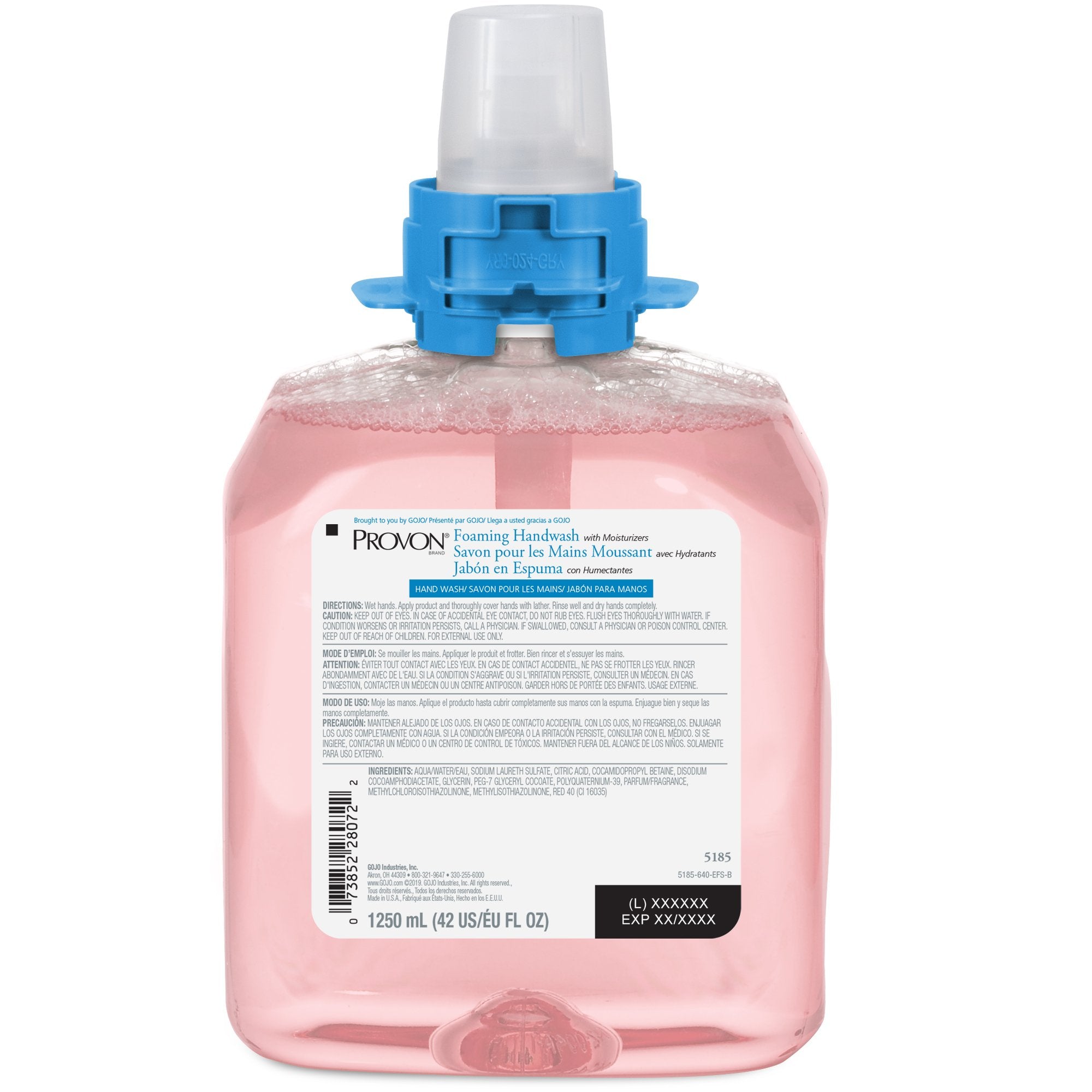 PROVON Foaming Handwash with Moisturizers-"Soap PROVON Foaming 1,250 mL Dispenser Refill Bottle Cranberry Scent"