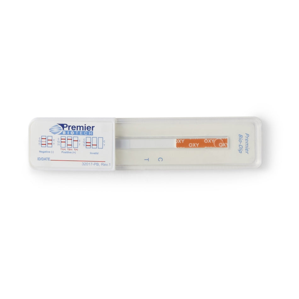 Premier Bio-Dip Single Drug (Oxycodone) Drugs of Abuse Test-Drugs of Abuse Test Kit Premier Bio-Dip Oxycodone (OXY) 25 Tests CLIA Waived