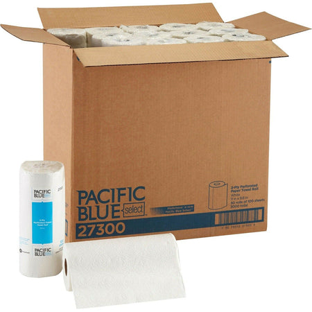 Pacific Blue Select Kitchen Paper Towel-Kitchen Paper Towel Pacific Blue Select Perforated Roll 8-4/5 X 11 Inch