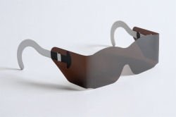 Eaton Medicals Post Mydriatic Glasses, Bronze Tint-Post Mydriatic Glasses Easy Eyes Bronze Tint Film Lens Over Ear Adult