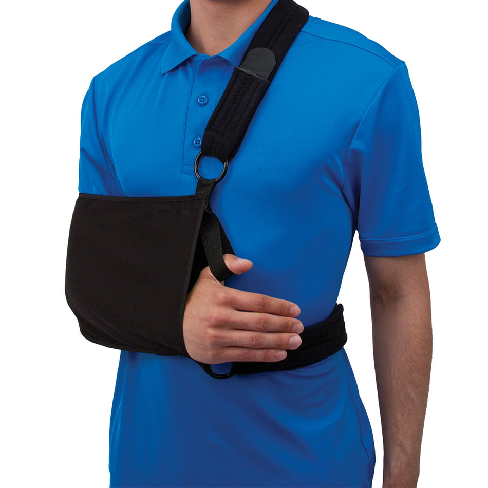 Velpeau Shoulder Immobilizer-Shoulder Immobilizer Velpeau Large Cotton / Foam Hook and Loop Closure