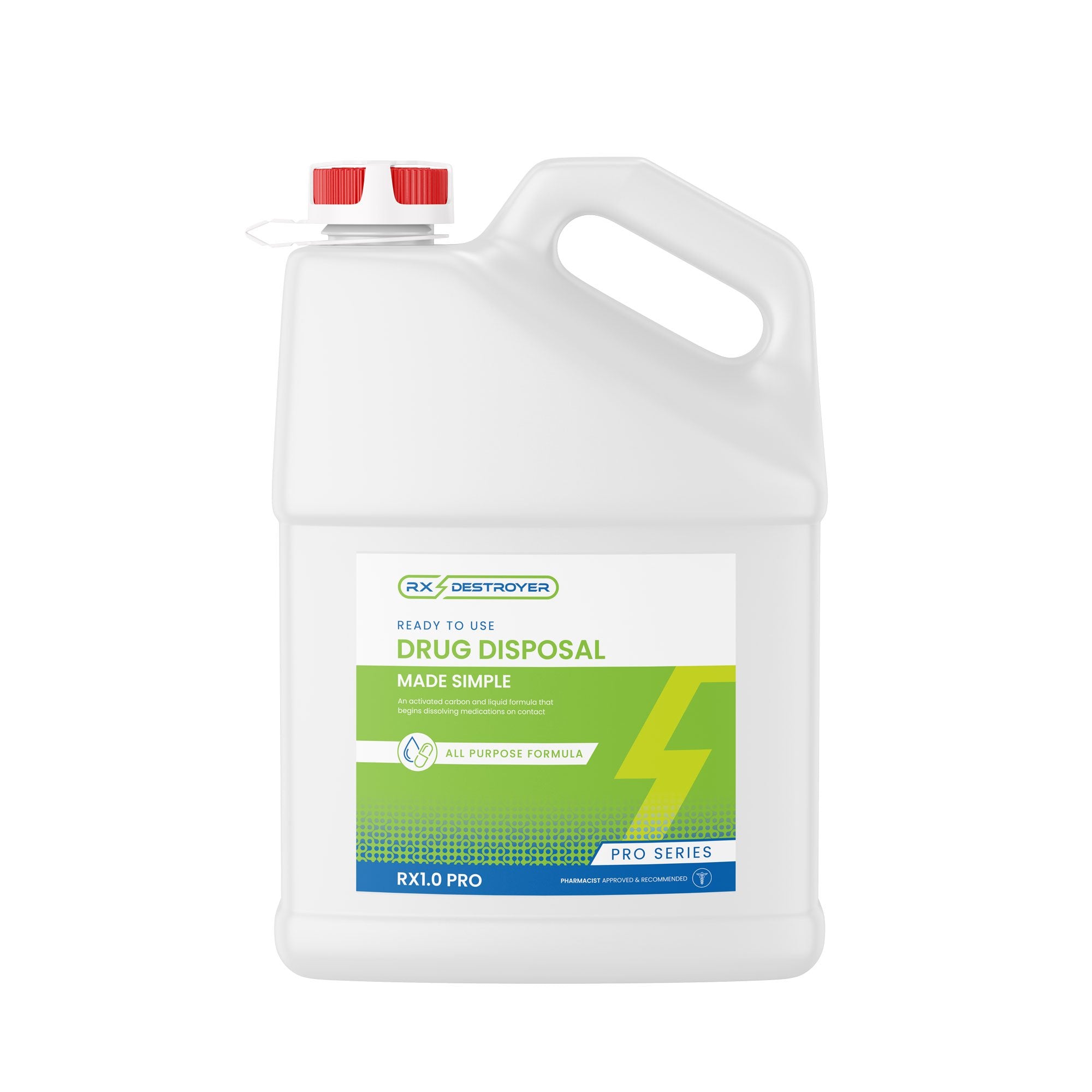 Rx Destroyer All-Purpose PRO Series Drug Disposal System, 1 gallon Bottle-Drug Disposal System Rx Destroyer All-Purpose PRO Series 23 lbs. Carton Weight