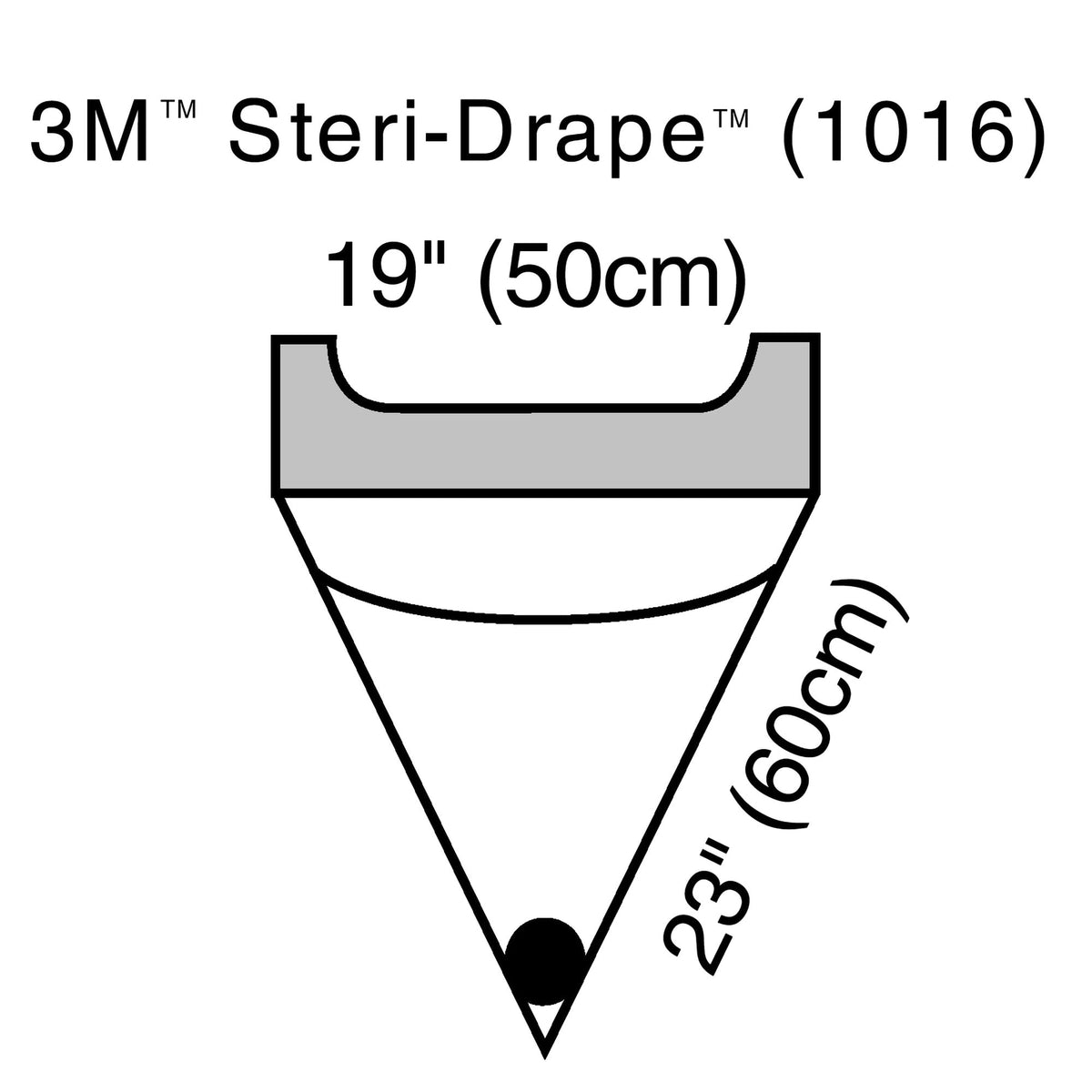 3M™ Steri-Drape™ Sterile Irrigation Pouch Surgical Drape, 19 x 23 Inch - Textiles>Procedure Drapes and Sheets>Drape Sheets...