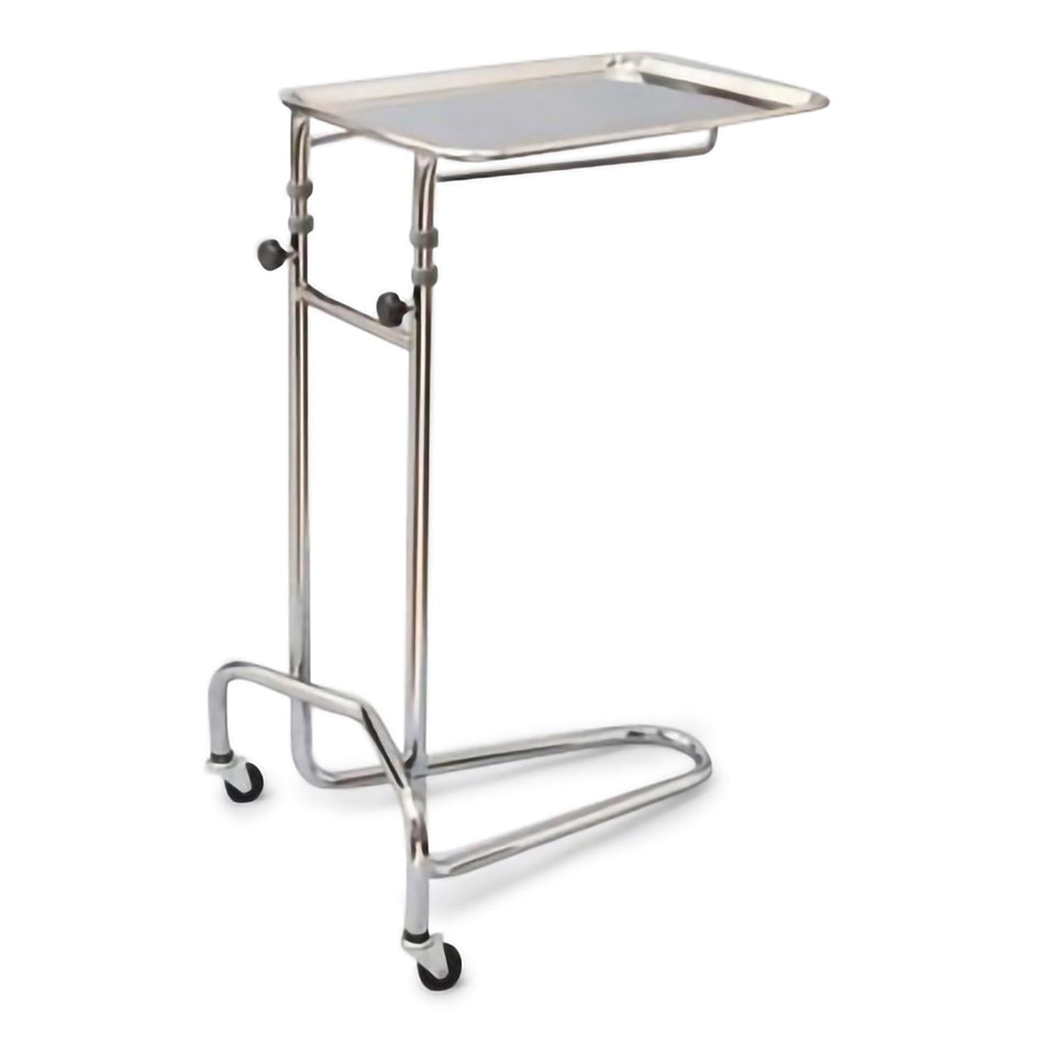 McKesson Mayo Instrument Stand, California Style, 37 53 Inch-Mayo Instrument Stand McKesson Hand Operated Double Post California Style Medium Tray
