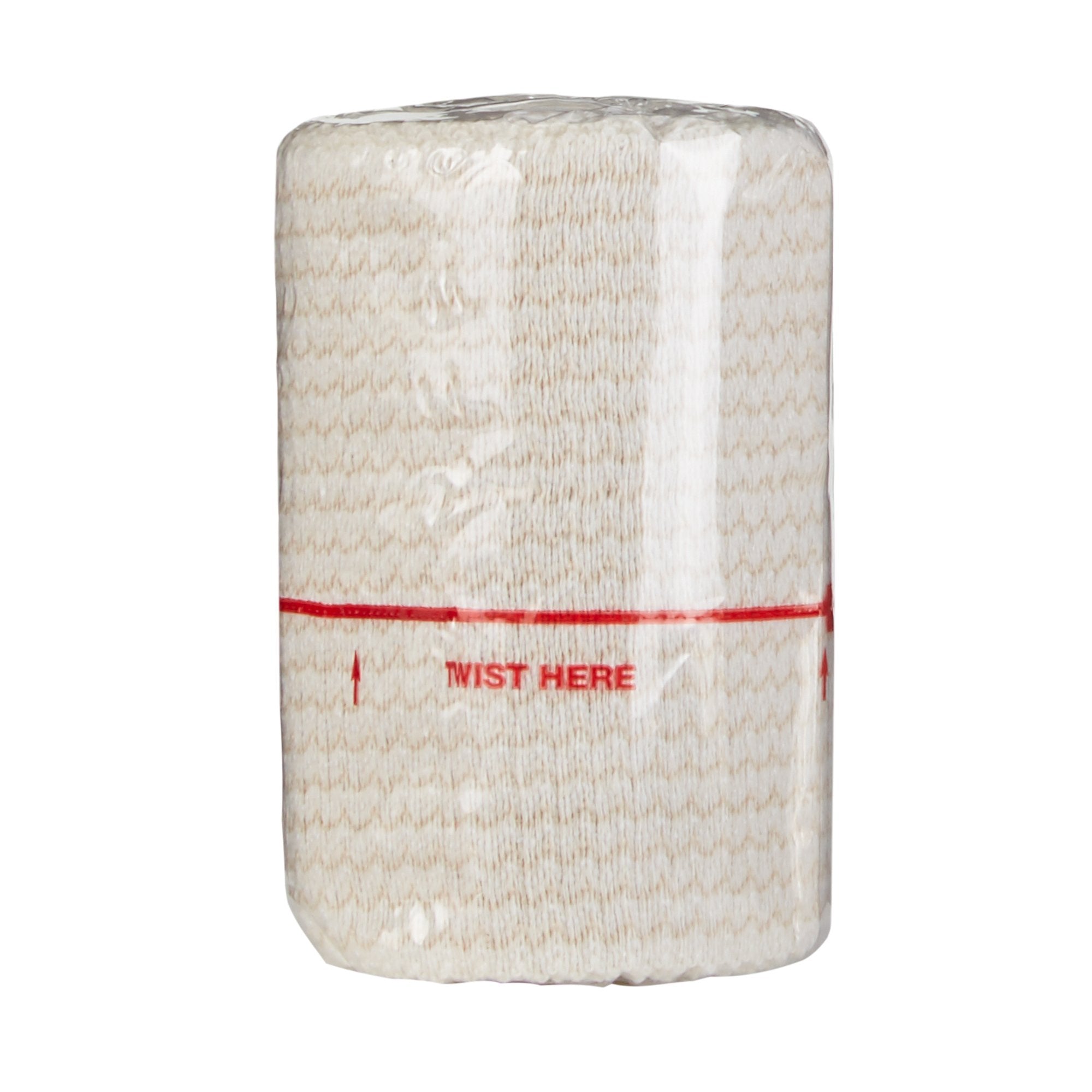 McKesson Hook and Loop Closure Elastic Bandage, 3 Inch x 5 Yard-Elastic Bandage McKesson 3 Inch X 5 Yard Single Hook and Loop Closure Tan NonSterile Standard Compression