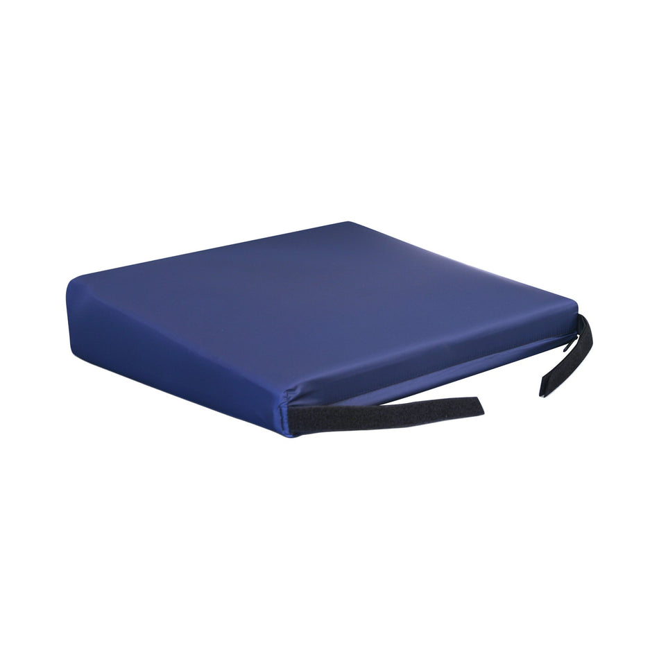 NYOrtho Seat Cushion, 18 in. W x 16 in. D x 3 in. H, Gel / Foam, Blue, Non-inflatable-Seat Cushion NYOrtho 18 W X 16 L X 3 D Inch Foam / Gel