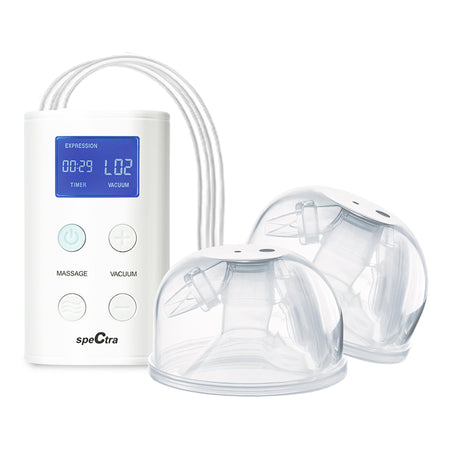 Spectra 9 Plus Double Electric Breast Pump with Wearable 24-mm CaraCup Milk Collection Inserts-Double Electric Breast Pump with Wearable CaraCup Milk Collection Inserts Spectra 9 Plus