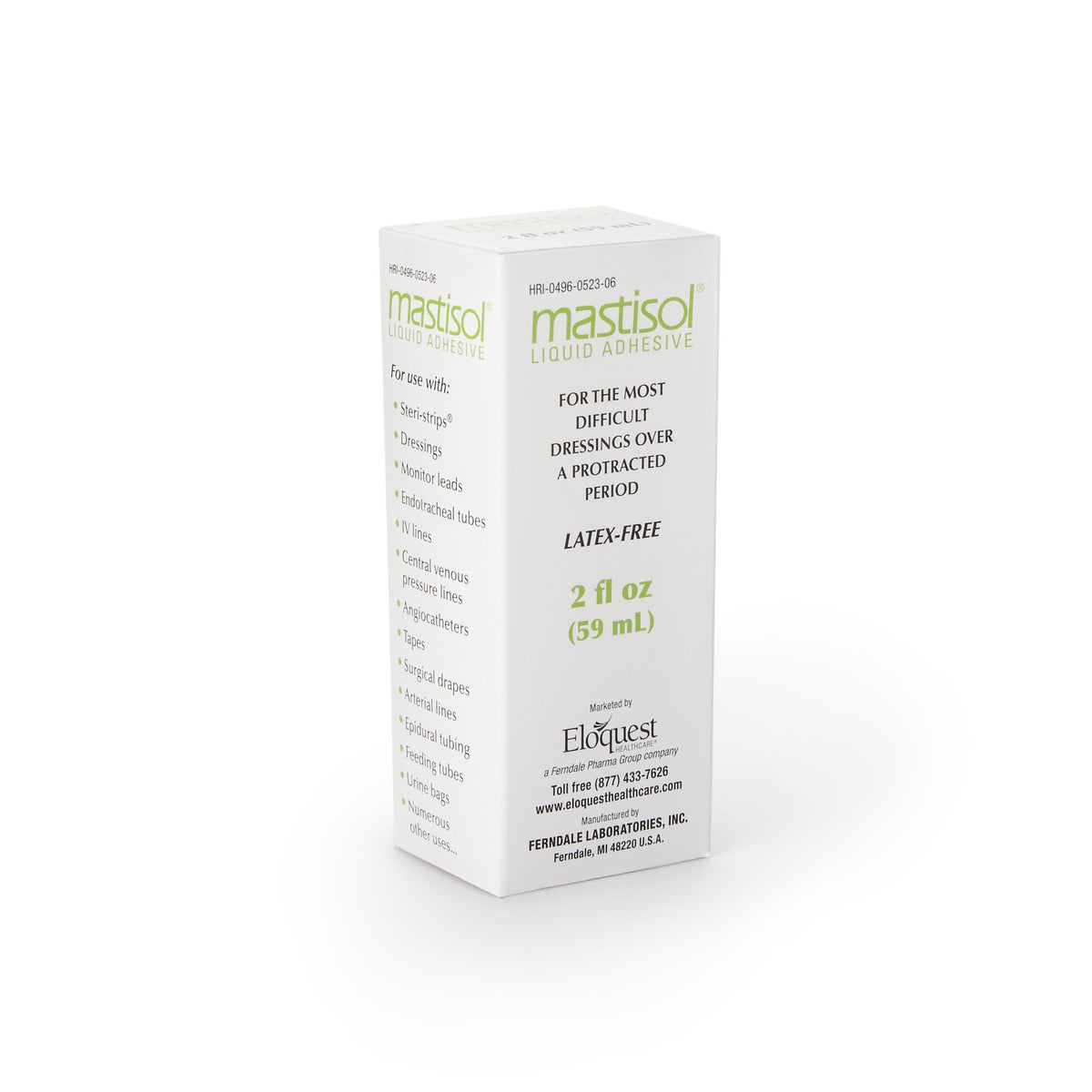 Mastisol Liquid Adhesive, 2-ounce bottle-Liquid Adhesive Mastisol 2 oz.