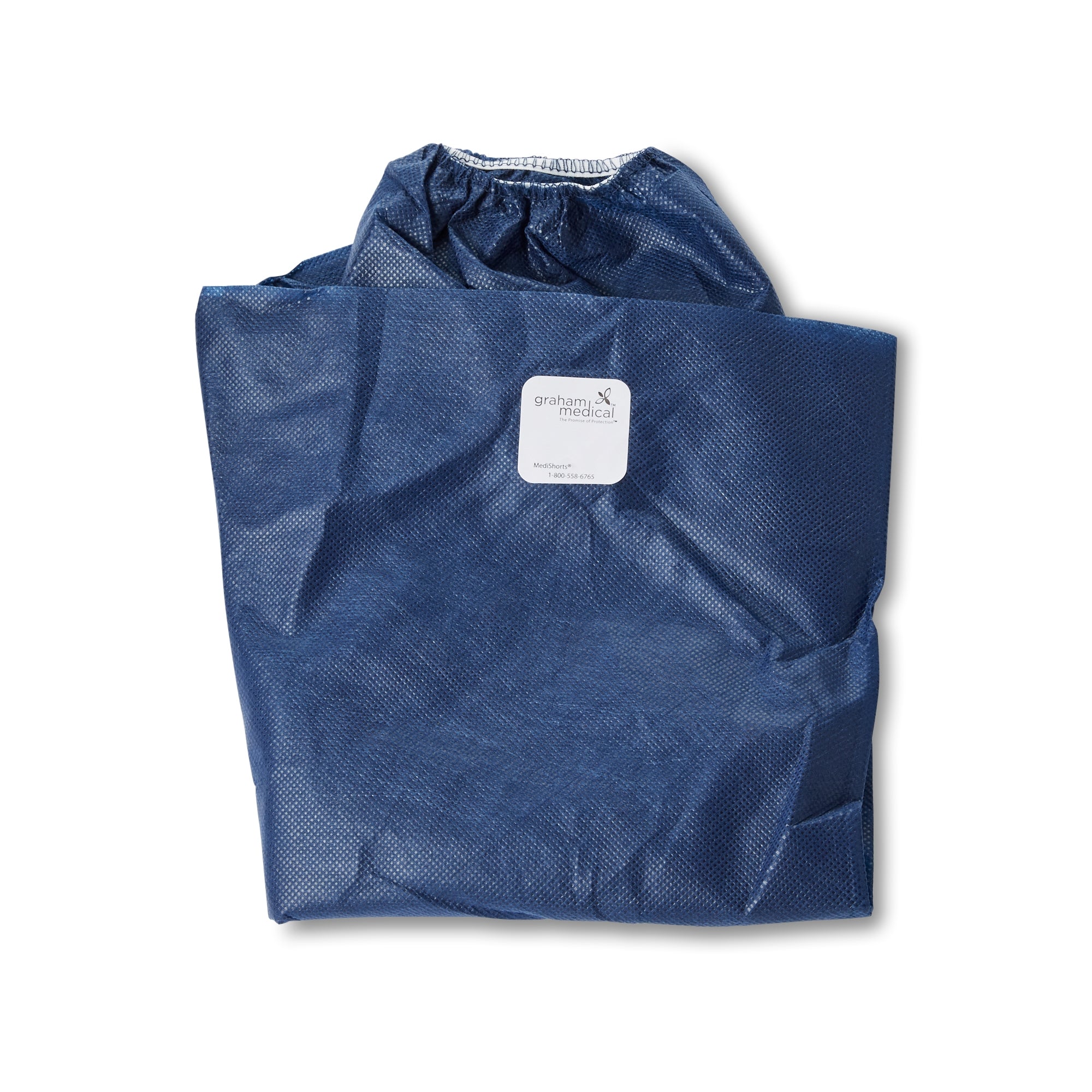 MediShorts Exam Shorts-Exam Shorts MediShorts 2X-Large / 3X-Large Navy Blue Nonwoven Adult Disposable
