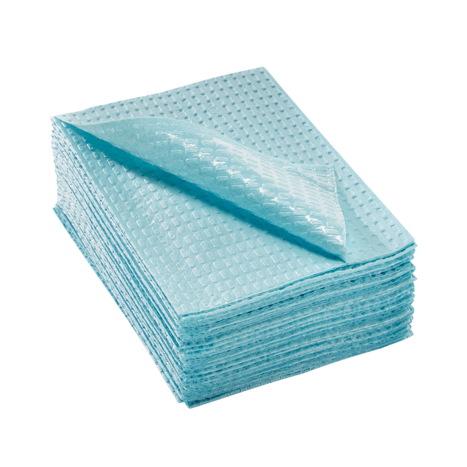 McKesson Premium Nonsterile Blue Procedure Towel, 13 x 18 Inch-Procedure Towel McKesson 13 W X 18 L Inch Blue NonSterile