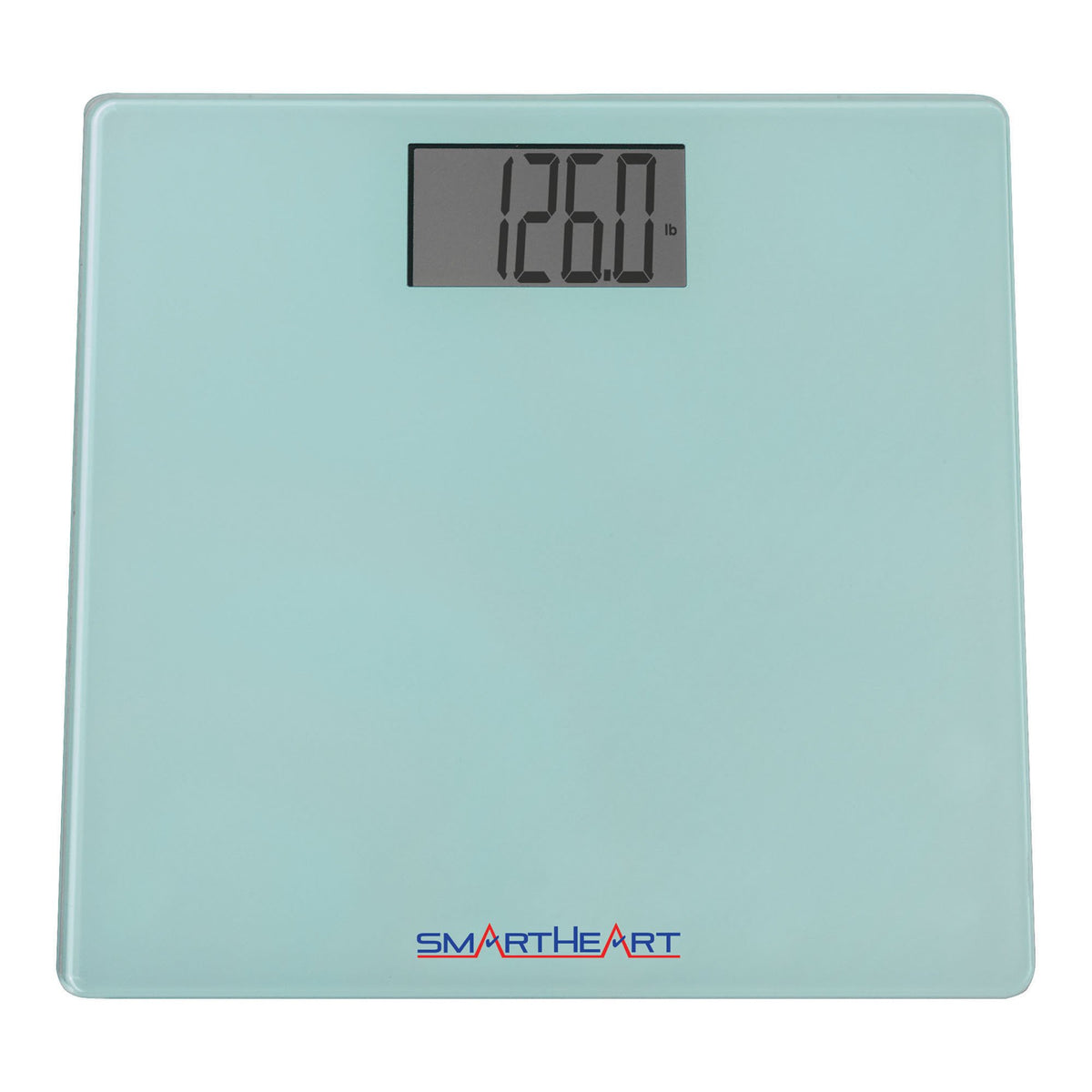 SmartHeart Digital Scale, Bathroom Floor Body Scale, 438 lbs Capacity-Floor Scale SmartHeart Digital Display 438 lbs. / 199 kg Capacity Gray Battery Operated