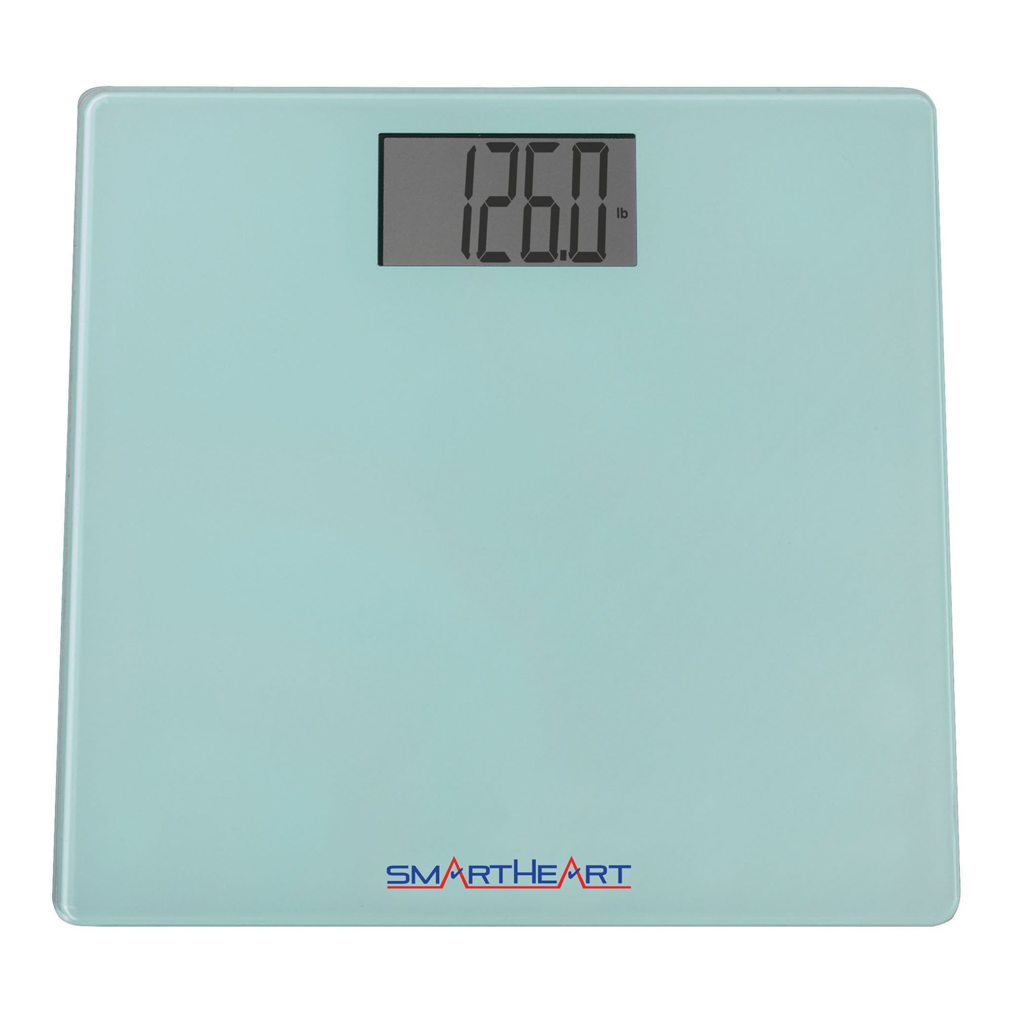 SmartHeart Digital Scale, Bathroom Floor Body Scale, 438 lbs Capacity-Floor Scale SmartHeart Digital Display 438 lbs. / 199 kg Capacity Gray Battery Operated