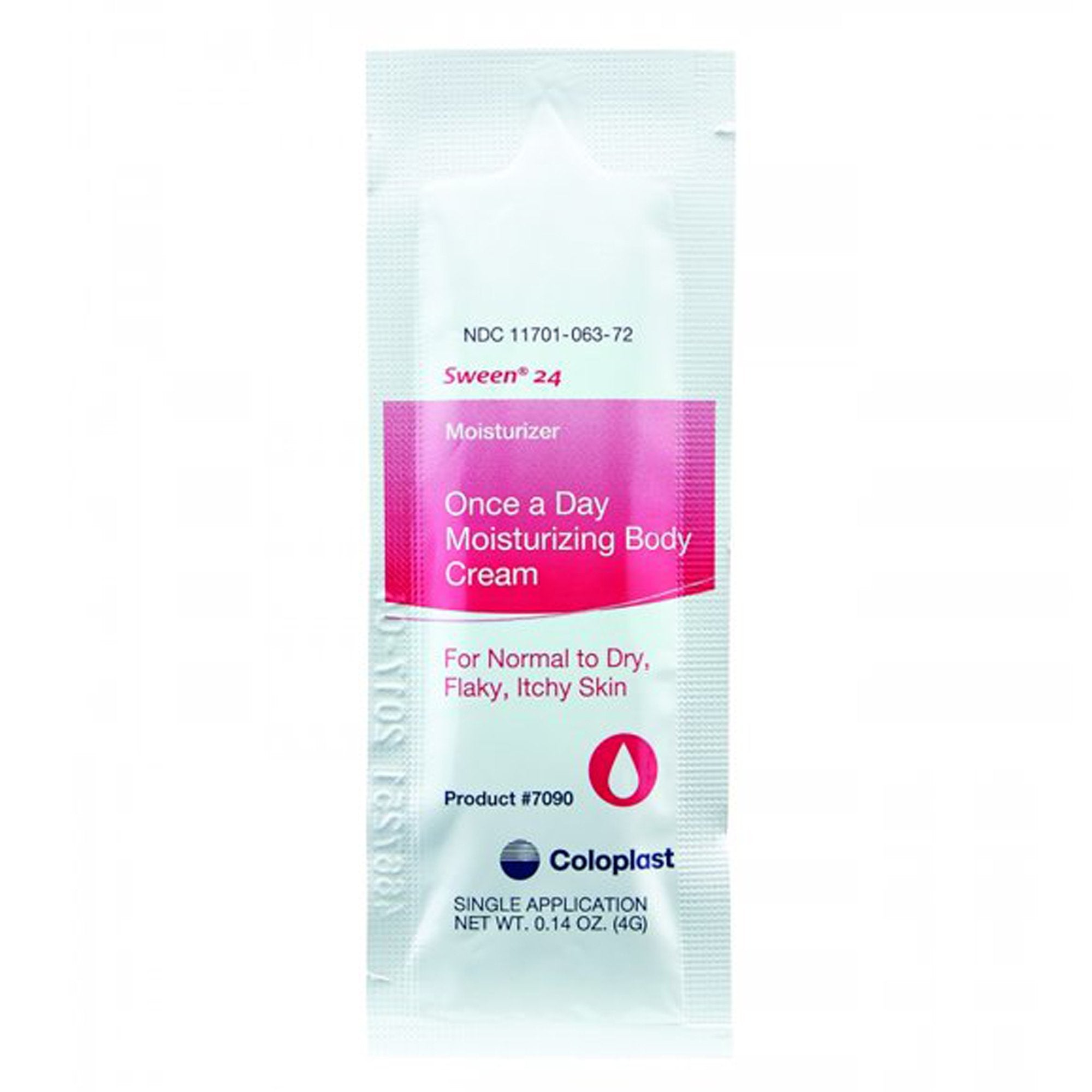 Sween 24 Hand and Body Moisturizer, Unscented, Cream-Hand and Body Moisturizer Sween 24 4 Gram Individual Packet Unscented Cream CHG Compatible