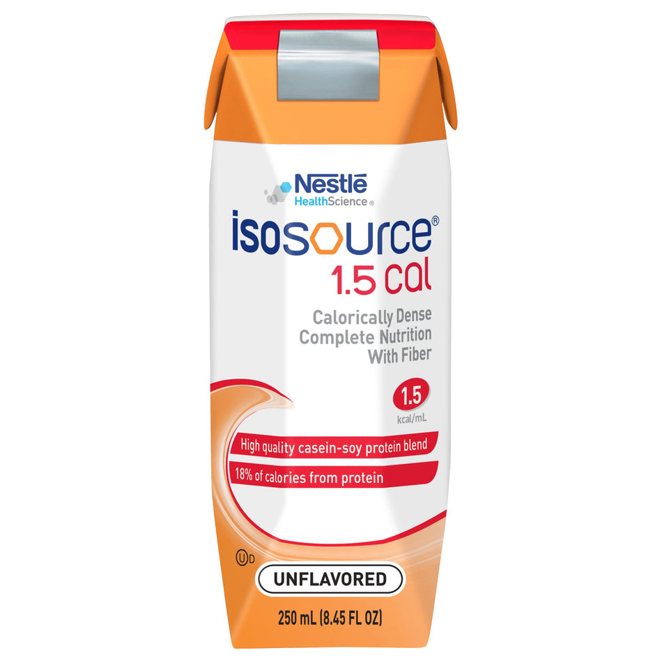 Isosource� 1.5 Cal Tube Feeding Formula, 8.45-ounce Carton-Tube Feeding Formula Isosource� 1.5 Cal Unflavored Liquid 250 mL Carton