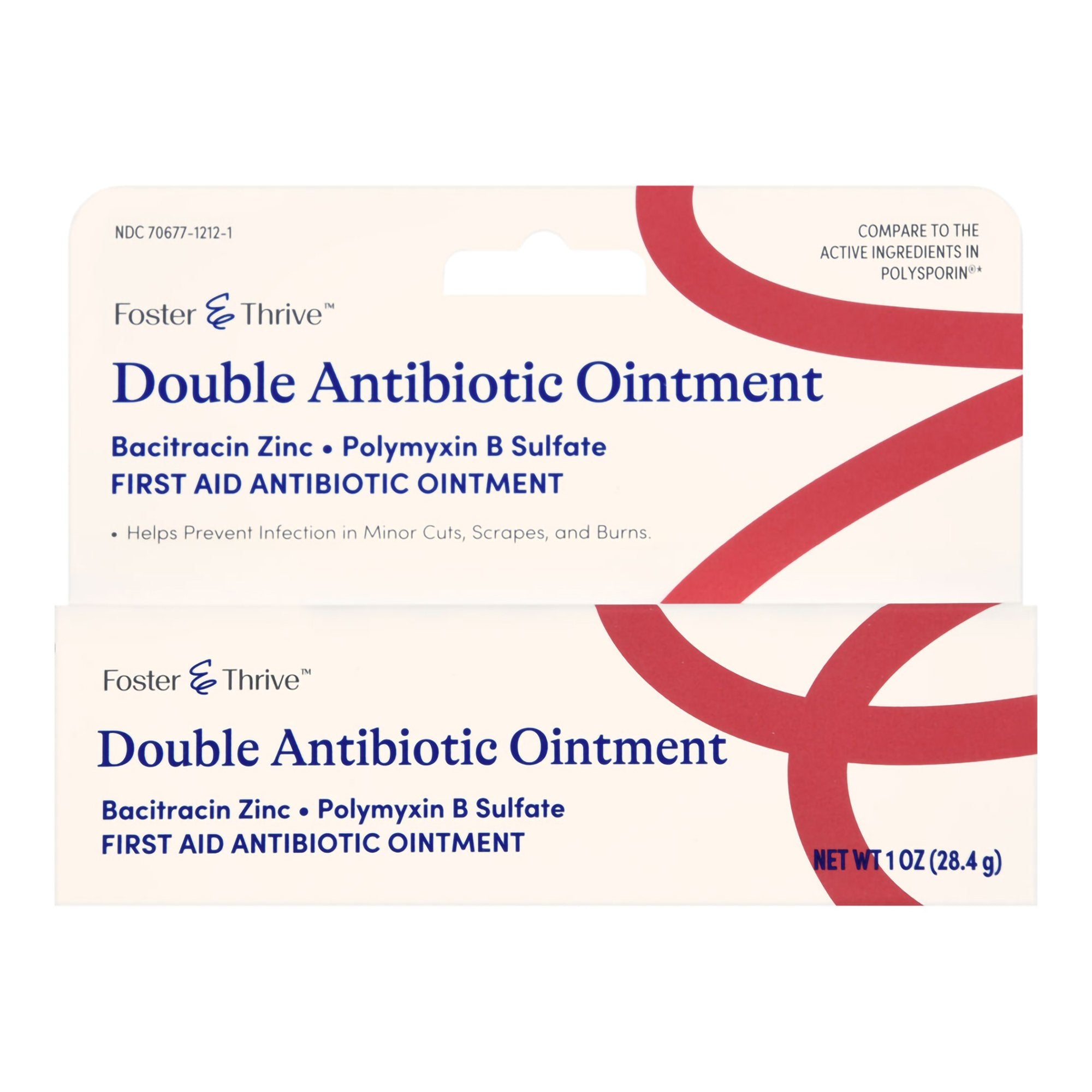 Foster & Thrive™ Double Antibiotic Bacitracin Zinc Polymyxin B Sulfate Ointment - Pharmaceuticals>Over the Counter>First A...
