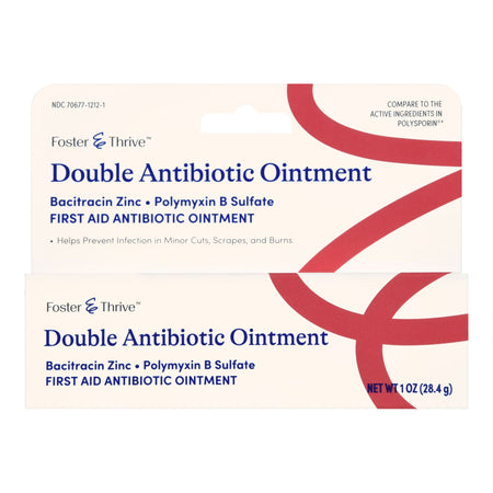 Foster & Thrive™ Double Antibiotic Bacitracin Zinc Polymyxin B Sulfate Ointment - Pharmaceuticals>Over the Counter>First A...