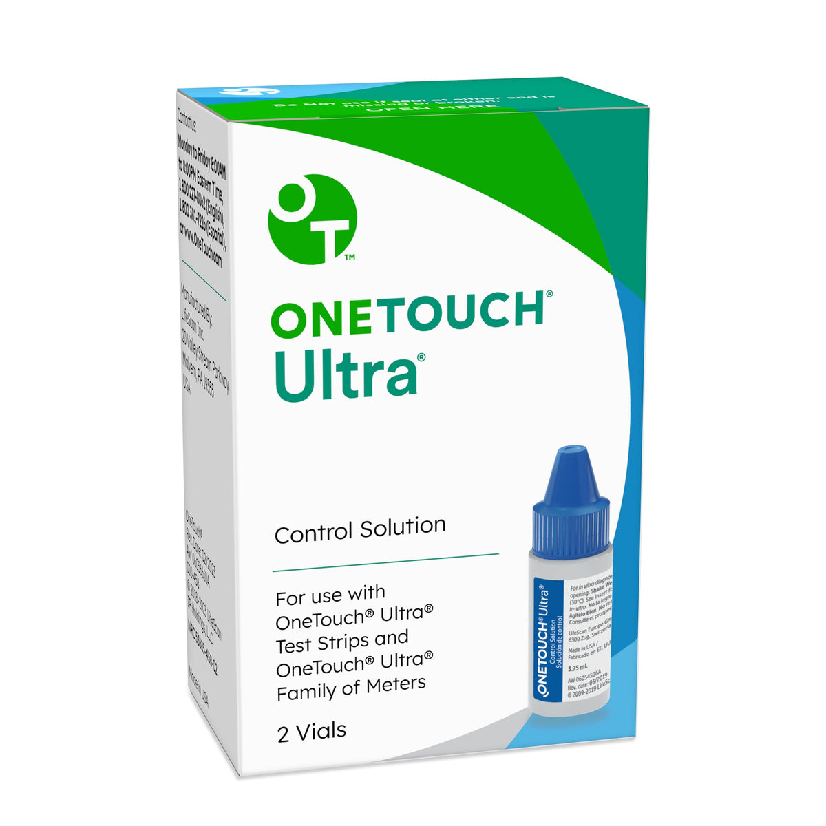 One Touch® Ultra Control Solution - Diagnostic Instruments and Supplies>Diabetes Monitoring>Glucose Meter Controls - LifeScan