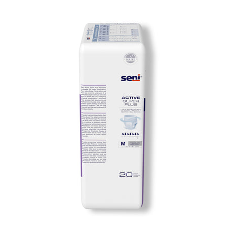 Seni® Active Super Plus Overnight Heavy Absorbent Underwear, Medium - Incontinence>Adult Briefs and Protective Undergarmen...