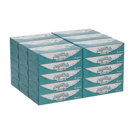 Angel Soft Professional Series Facial Tissue White-Angel Soft Professional Series Facial Tissue White 7-3/5 X 8-4/5 Inch 100 Count