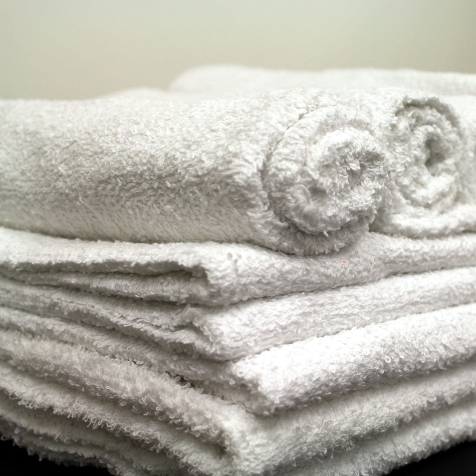 Royal Silver Basics Washcloth, 12 x 12 Inch-Washcloth Royal Silver Basics 12 X 12 Inch White Reusable