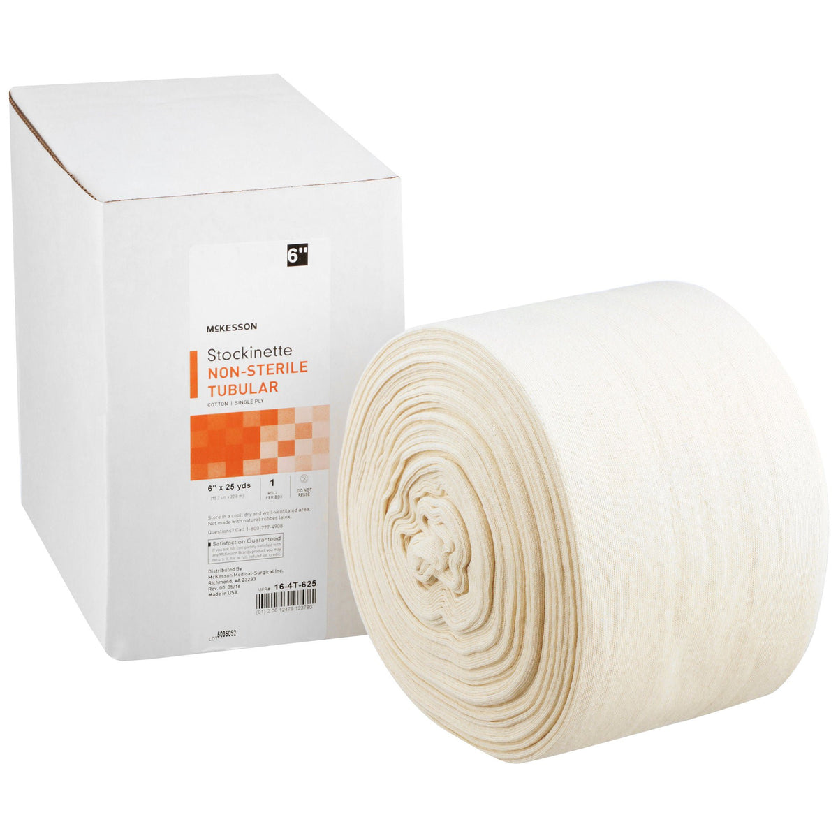 McKesson Beige Cotton Tubular Stockinette, 6 Inch x 25 Yard - Orthopedic>Casting>Cast Padding - McKesson Brand