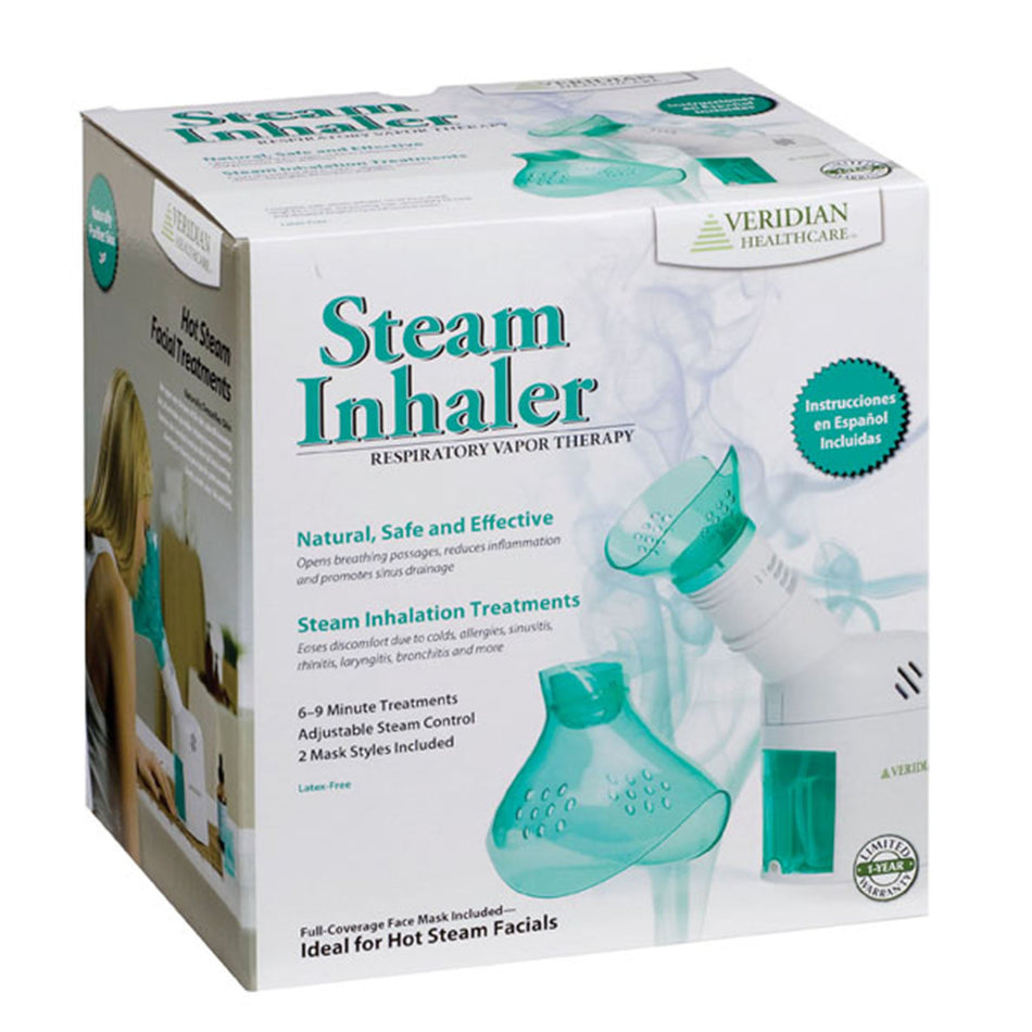 Steam Inhaler Respiratory Vapor Therapy System - Respiratory>Humidifiers and Nebulizers>Humidifiers - Veridian Healthcare LLC
