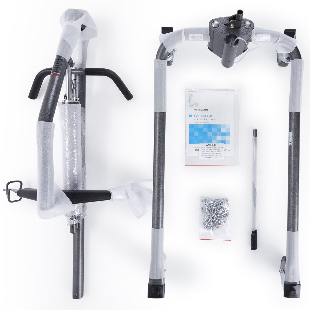 McKesson Hydraulic Patient Lift-Patient Lift McKesson 450 lbs. Weight Capacity Hydraulic