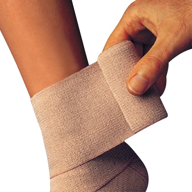 Comprilan Clip Detached Closure Compression Bandage, 3 Inch x 5-1/2 Yard-Compression Bandage Comprilan 3 Inch X 5-1/2 Yard Clip Detached Closure Tan NonSterile Standard Compression