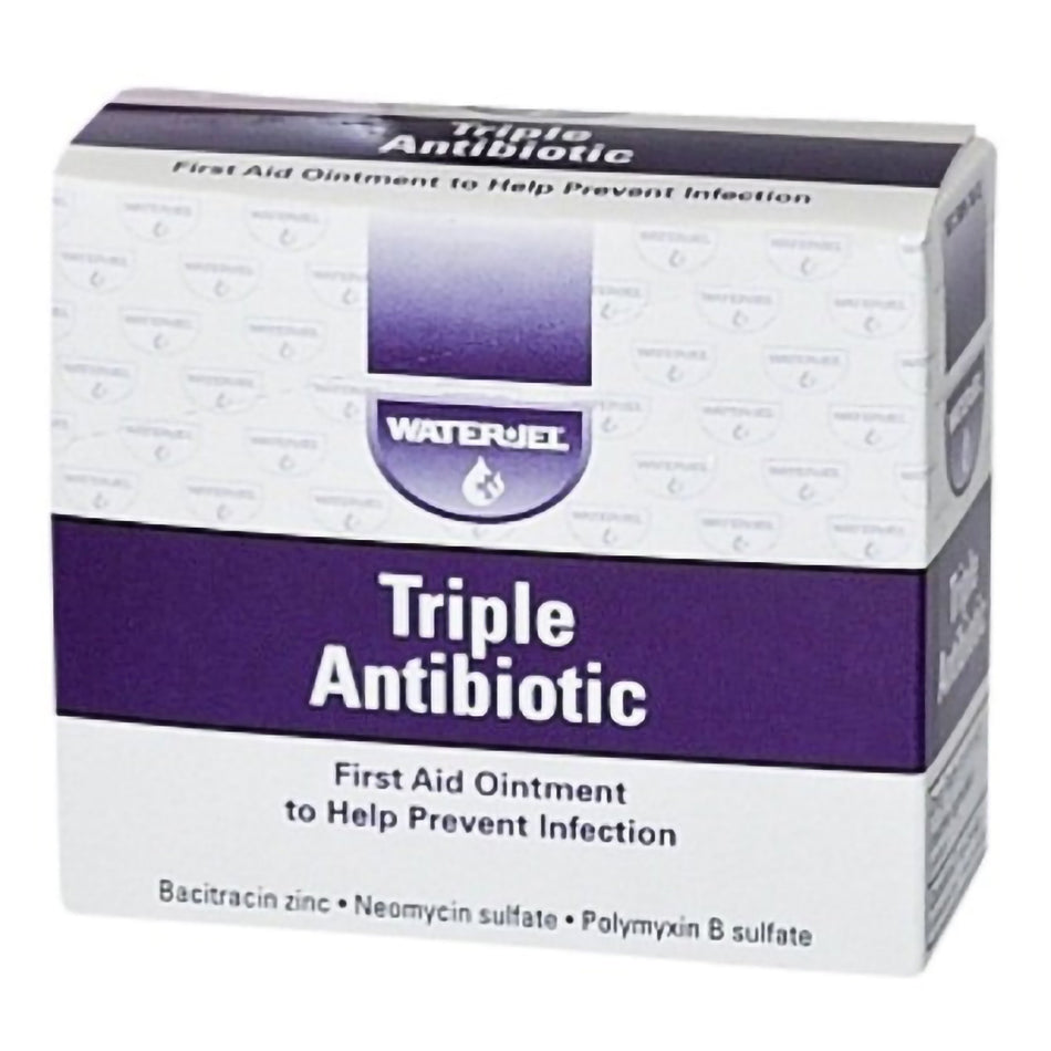 Water Jel Bacitracin / Neomycin / Polymyxin B First Aid Antibiotic-First Aid Antibiotic Water Jel Ointment 0.9 Gram Individual Packet