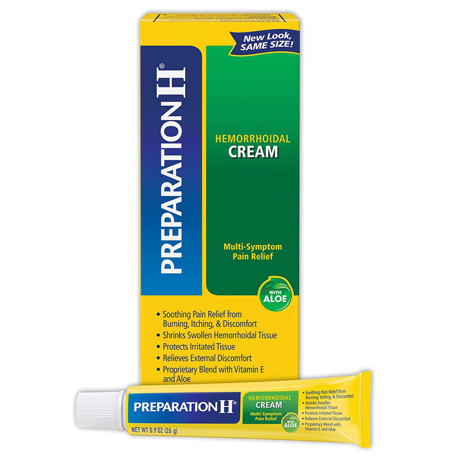 Preparation H Hemorrhoidal Cream with Aloe-Hemorrhoid Relief Preparation H Cream 0.9 oz.