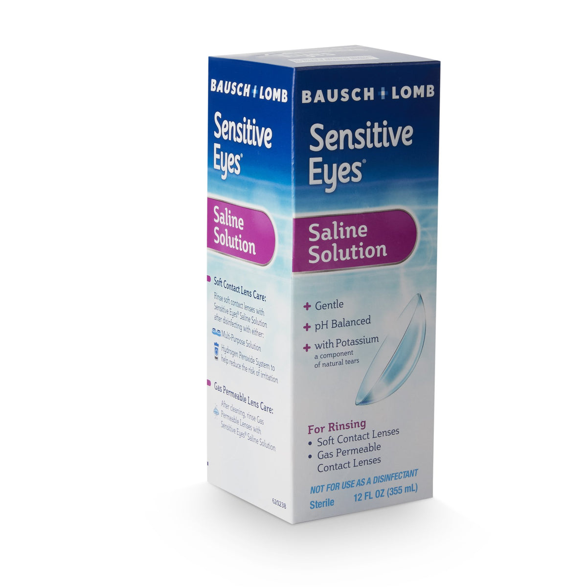 Sensitive Eyes Plus Contact Lens Solution, 12-ounce Bottle-Contact Lens Solution Sensitive Eyes Plus 12 oz. Solution