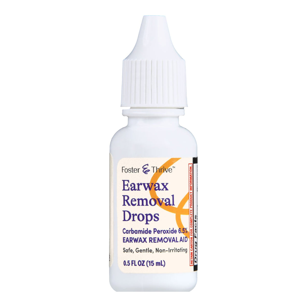 Ear Wax Remover Foster & Thrive™ 0.5 oz. Otic Drops 6.5% Strength Carbamide Peroxide