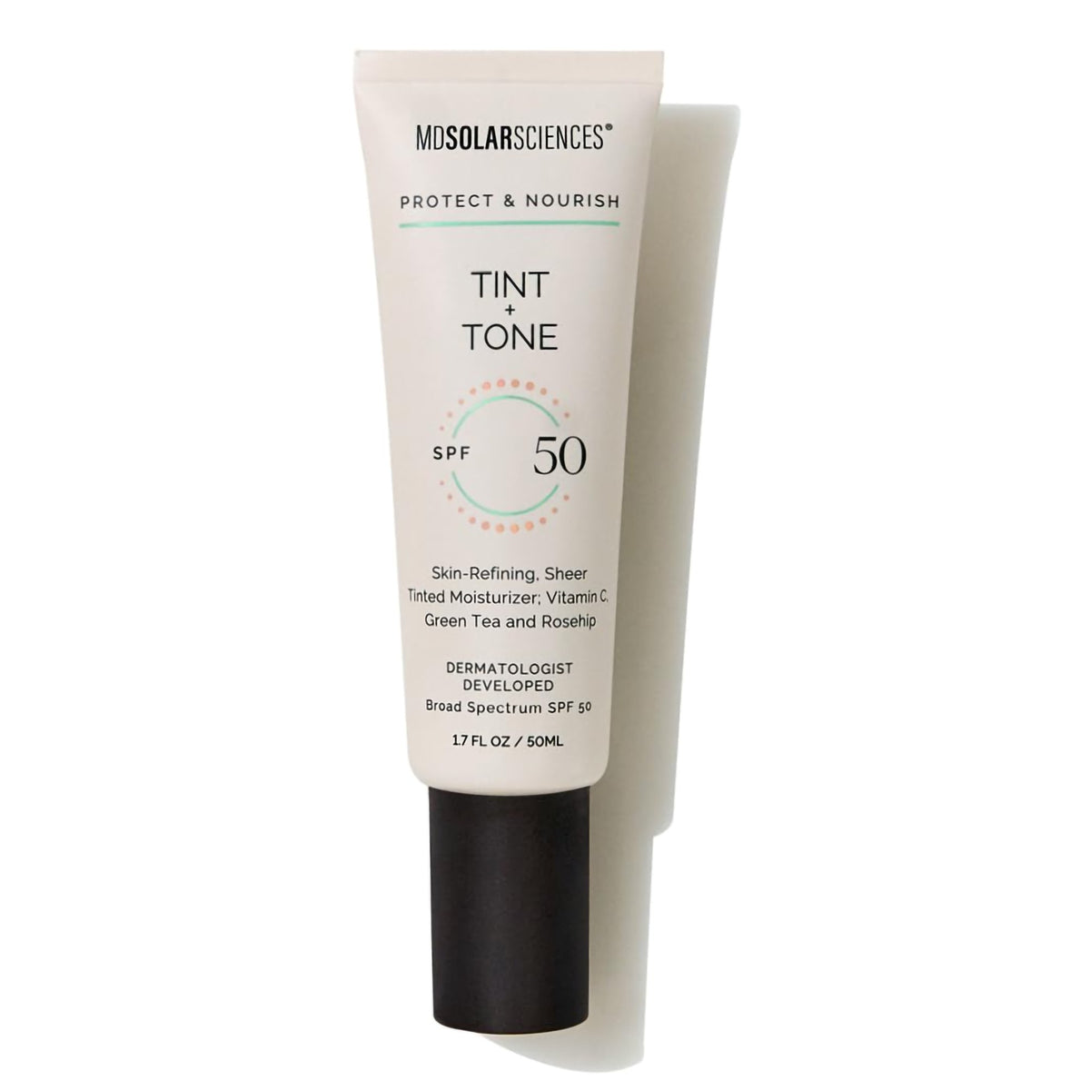 MDSolarSciences Tint + Tone SPF 50-Facial Moisturizer with Sunscreen MDSolarsciences Tint + Tone SPF 50 1.7 oz. Tube Scented Cream
