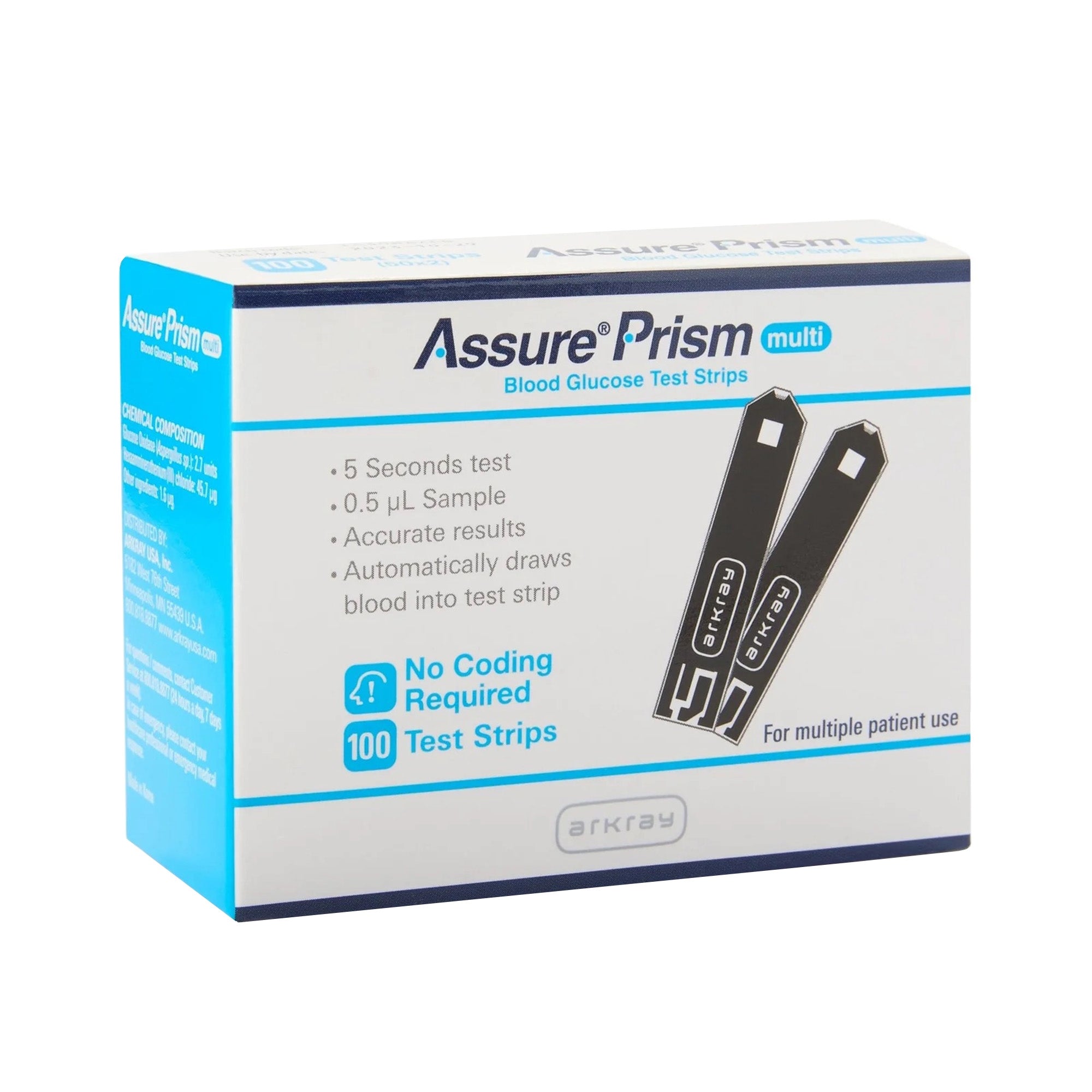 Assure Prism Multi Blood Glucose Test Strips 532050 - Diagnostic Instruments and Supplies>Diabetes Monitoring>Glucose Mete...