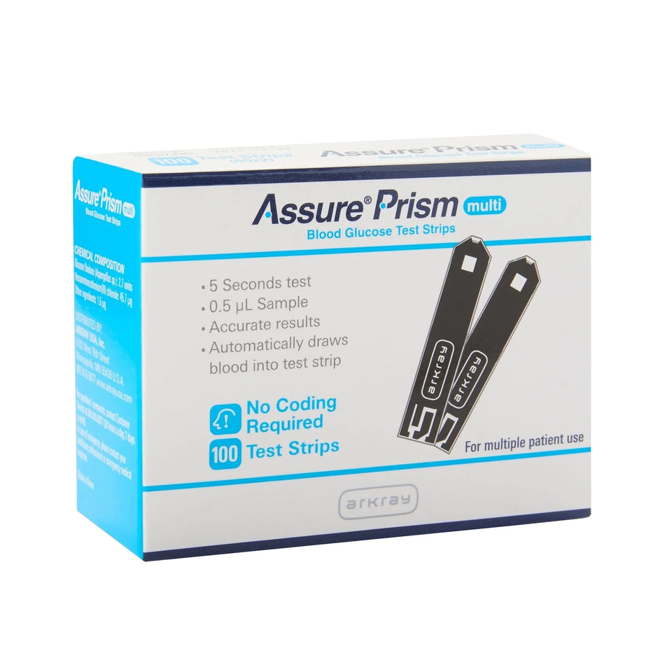 Assure Prism Multi Blood Glucose Test Strips 532050 - Diagnostic Instruments and Supplies>Diabetes Monitoring>Glucose Mete...