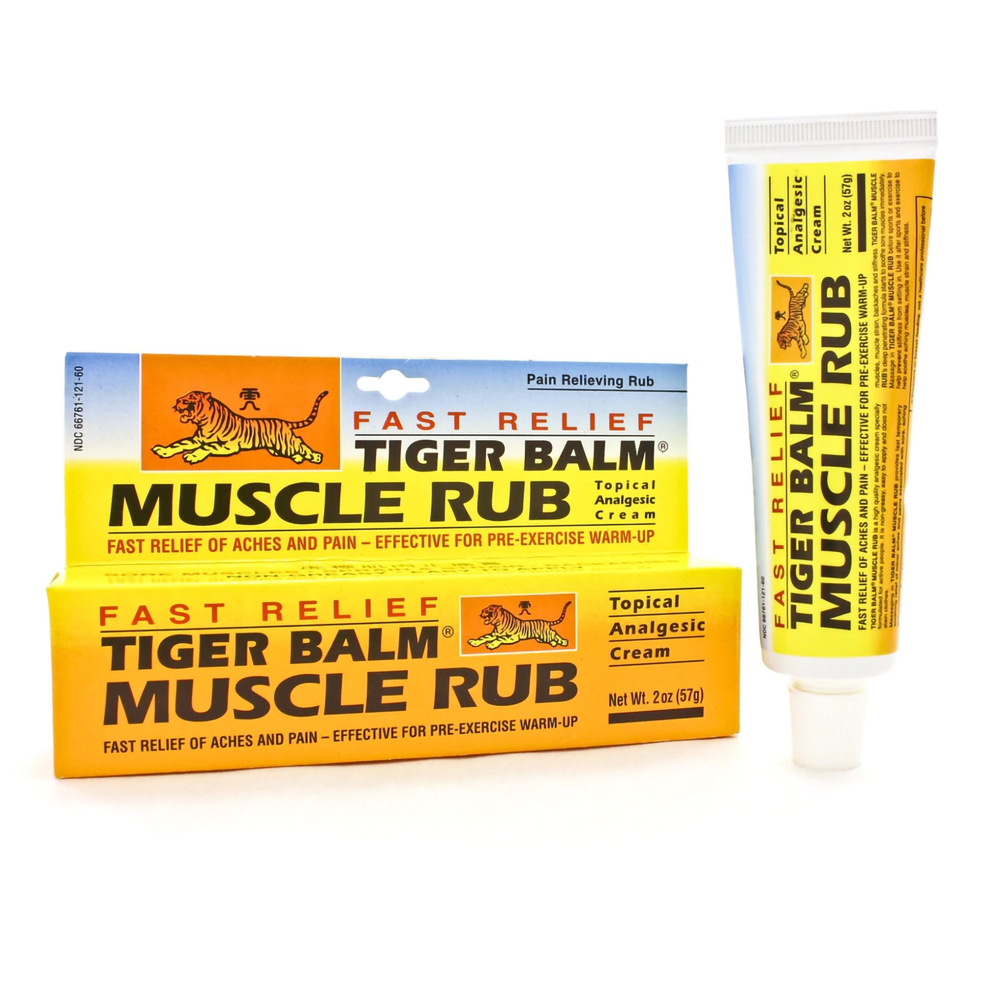 Tiger Balm Active Muscle Rub Camphor / Menthol / Methyl Salicylate Topical Pain Relief-Topical Pain Relief Tiger Balm Active Muscle Rub 15% - 5% - 3% Strength Camphor / Menthol / Methyl Salicylate Ointment 2 oz.