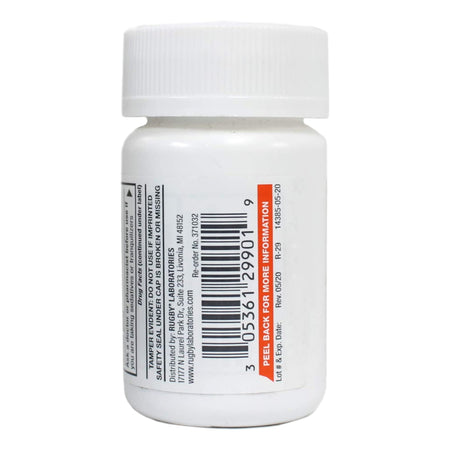 Rugby Meclizine Chewable Tablets-Nausea Relief Rugby 25 mg Strength Chewable Tablet 100 Per Bottle