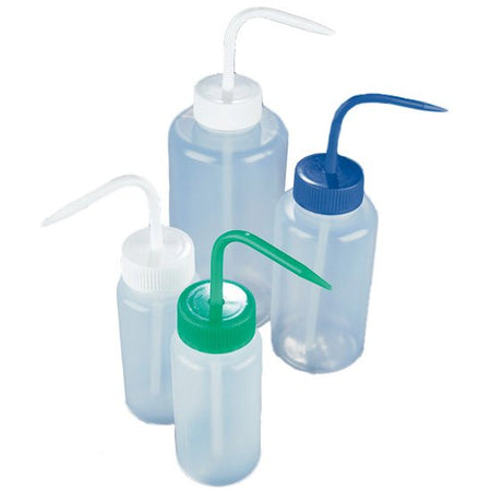 Globe Scientific Wash Bottle, 16-ounce capacity-Wash Bottle Globe Scientific Wide Mouth LDPE 500 mL (16 oz.)